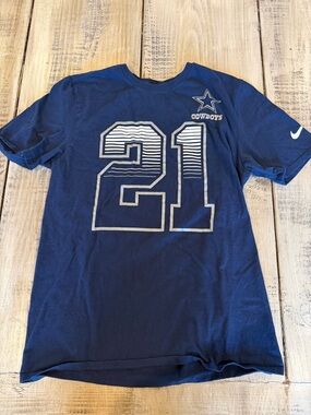 Nike Navy Blue Graphic Number 21 Tee